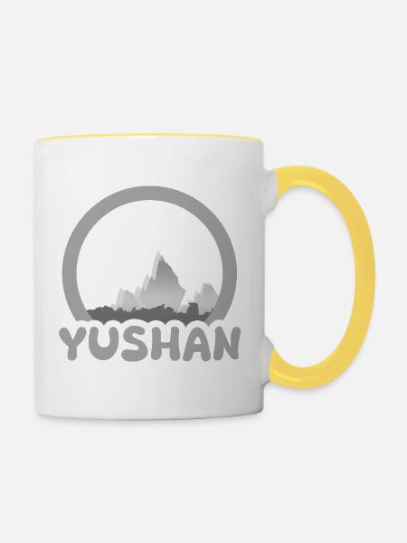 Trekking Yushan - Tasse zweifarbig - Weiß/Gelb