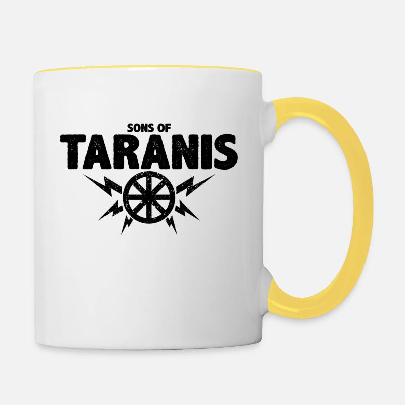 Sons of Taranis - Contrasting Mug - white/yellow