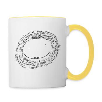 Harry Annaneumann - Contrasting Mug - white/yellow - Right