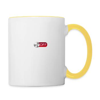 Home Office - Contrasting Mug - white/yellow - Right