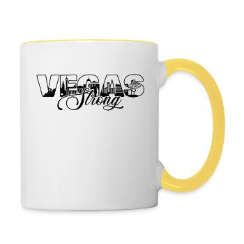 Vegas Strong - Contrasting Mug - white/yellow - Right