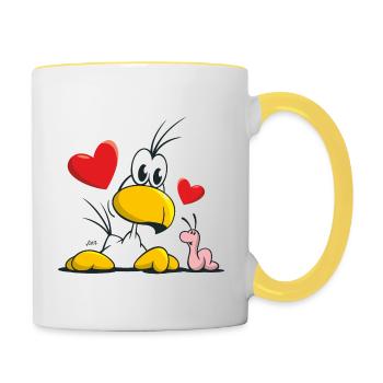 Sito in Love! - Contrasting Mug - white/yellow - Right
