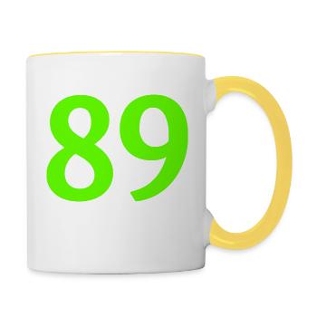 issue 89 - Contrasting Mug - white/yellow - Right