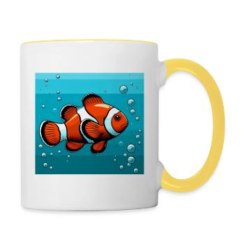 Clownfish - Contrasting Mug - white/yellow - Right