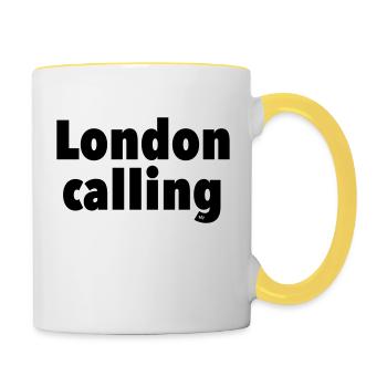 London - Contrasting Mug - white/yellow - Right