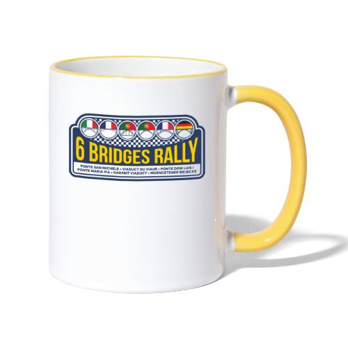 Six Bridges Rally Logo - Tasse zweifarbig
