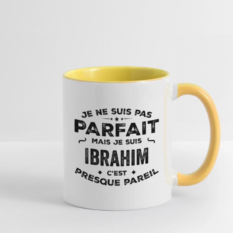 Ibrahim – A Funny and Proud First Name, Legend Contrasting Mug