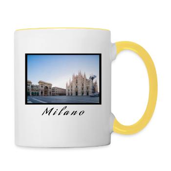 Milano Design - Contrasting Mug - white/yellow - Right
