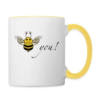 Bee you - Contrasting Mug - white/yellow - Right