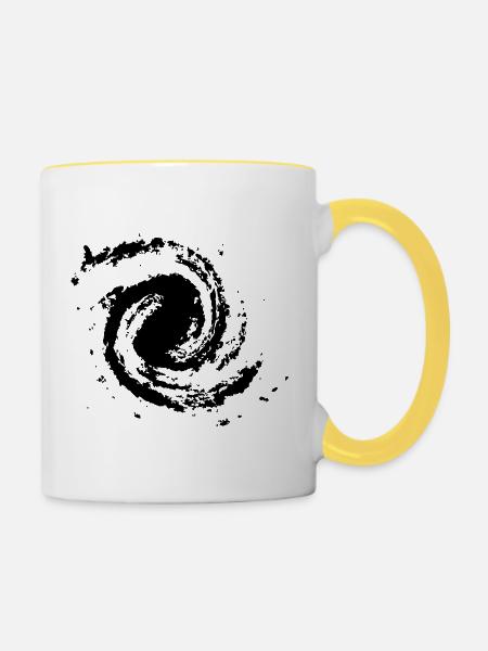 GADS Galaxy - Tasse zweifarbig - Weiß/Gelb