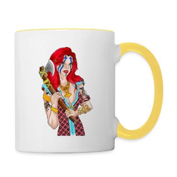 Valkyrie - Contrasting Mug - white/yellow - Right