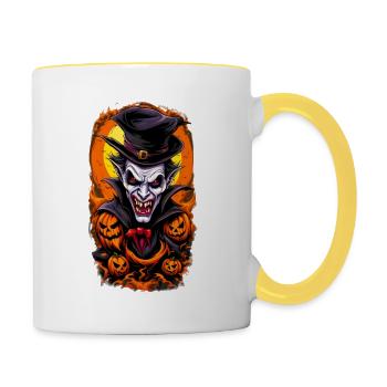 Vampire - Contrasting Mug - white/yellow - Right