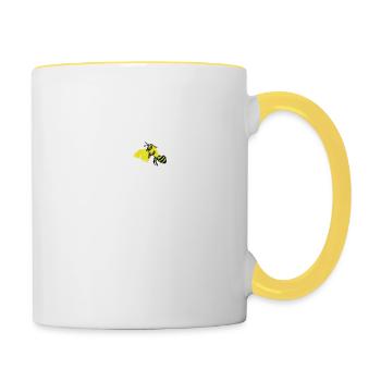 Bee Blossom Honey Bee Chamomile Daisies - Contrasting Mug - white/yellow - Right