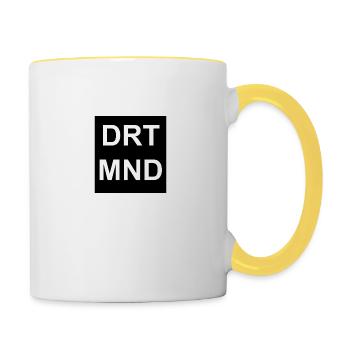 Dortmund - Tasse zweifarbig - Weiß/Gelb - Rechts