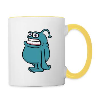 Mampfredo - Contrasting Mug - white/yellow - Right