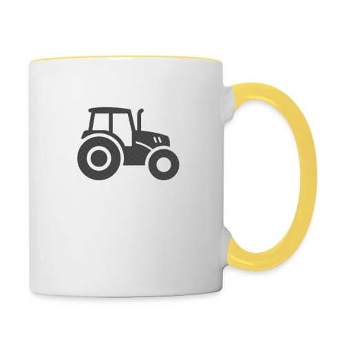 Traktor T-shirt - Tasse zweifarbig