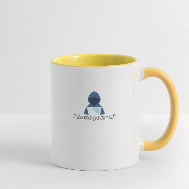 IP Informatik Informatiker Programmierer It Coding Tasse zweifarbig