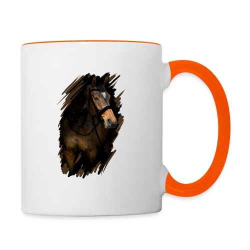 Pferd - Tasse zweifarbig