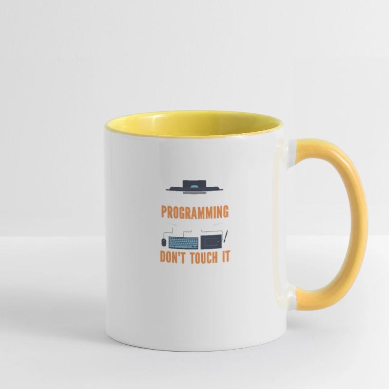 Programmierer Programmierung Code Computer Tasse zweifarbig