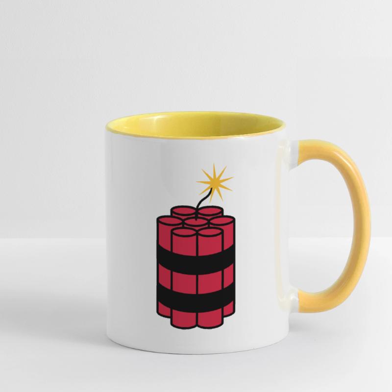 éclairé tnt dynamite explosé explosion spre Mug contrasté