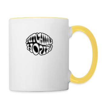 WitchingHour - Tasse zweifarbig - Weiß/Gelb - Rechts