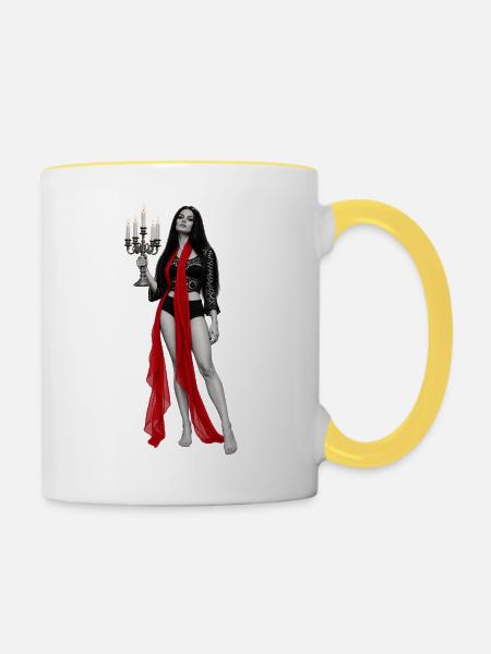 GIFTES IKON - Tasse zweifarbig - Weiß/Gelb