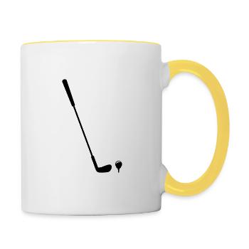 Golf - Contrasting Mug - white/yellow - Right
