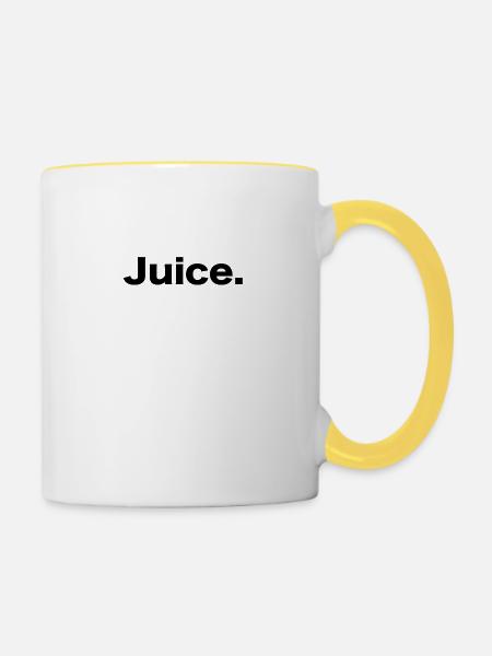 Juice - Tasse zweifarbig - Weiß/Gelb