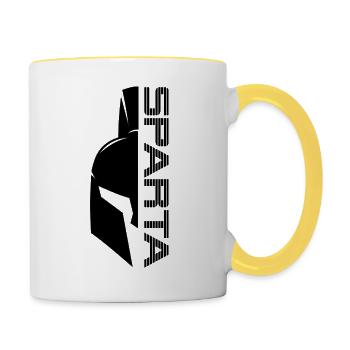 Spartan - Contrasting Mug - white/yellow - Right