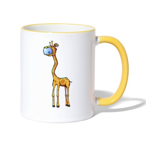 Einäugige Giraffe - Tasse zweifarbig