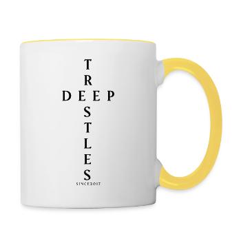 DEEP TRESTLES KREUZ - Tasse zweifarbig - Weiß/Gelb - Rechts