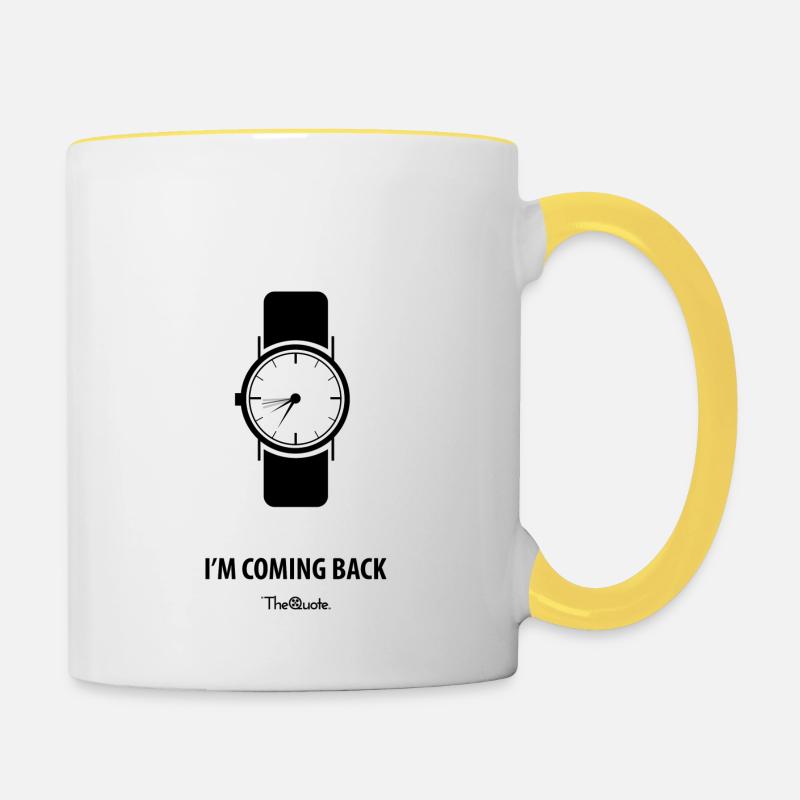 Interstellar - Contrasting Mug - white/yellow