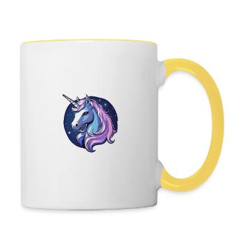 Magic Unicorn - Contrasting Mug - white/yellow - Right