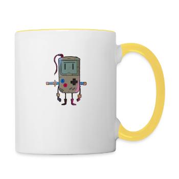 WarGame - Contrasting Mug - white/yellow - Right