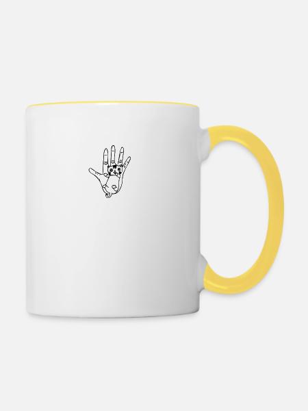BabyElla - Tasse zweifarbig - Weiß/Gelb