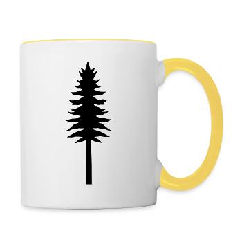 baum_5 - Contrasting Mug - white/yellow - Right