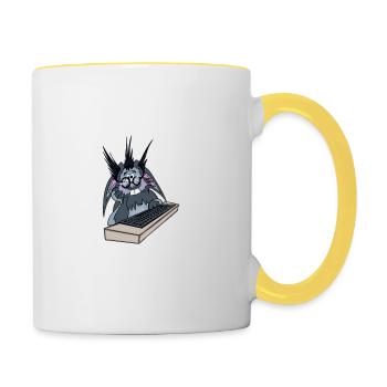 Computer - Contrasting Mug - white/yellow - Right