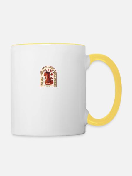 New York City - Tasse zweifarbig - Weiß/Gelb
