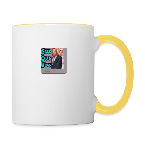 GeekOut Vlogs NES logo - Contrasting Mug