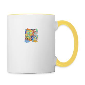Fantasy World by RP.media Designs - Contrasting Mug - white/yellow - Right