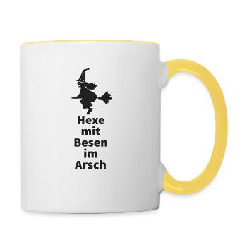 Adobe Express 20230202 2146170 1 - Tasse zweifarbig - Weiß/Gelb - Rechts