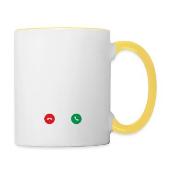 Science Gets! - Contrasting Mug - white/yellow - Right