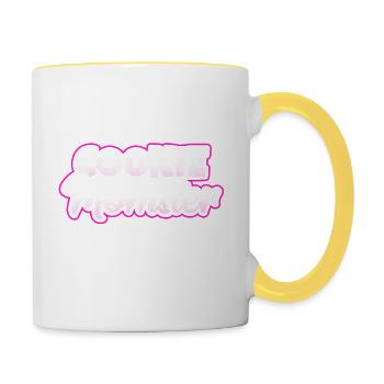 Cookie Momster - Gift for Mom Cookies - Contrasting Mug - white/yellow - Right