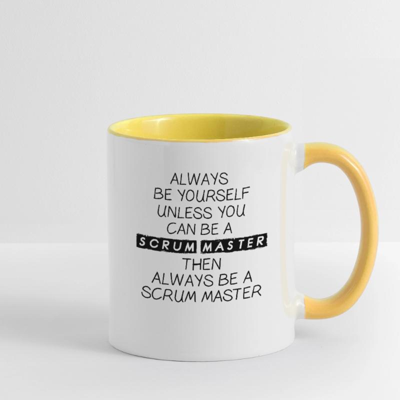 Scrum Master Agile Software Development Contrasting Mug
