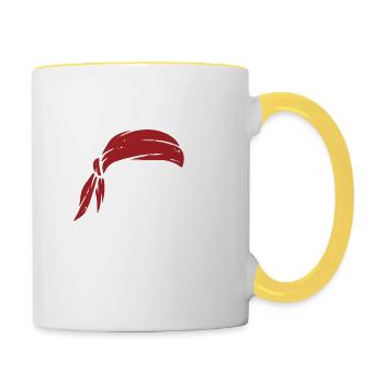 To err is human - Tasse zweifarbig - Weiß/Gelb - Rechts