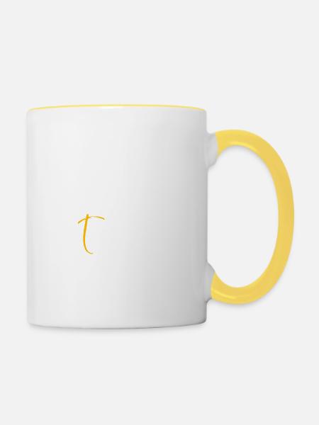 tRuth Notorious RBG - Mug contrasté - blanc/jaune