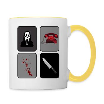 Scream - Contrasting Mug - white/yellow - Right