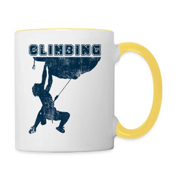 Climbing Sport - Contrasting Mug - white/yellow - Right