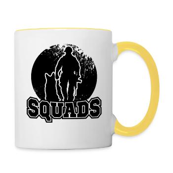 police - Contrasting Mug - white/yellow - Right