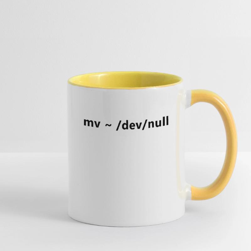 Commandes Linux dangereuses de Linux Admin Mug contrasté